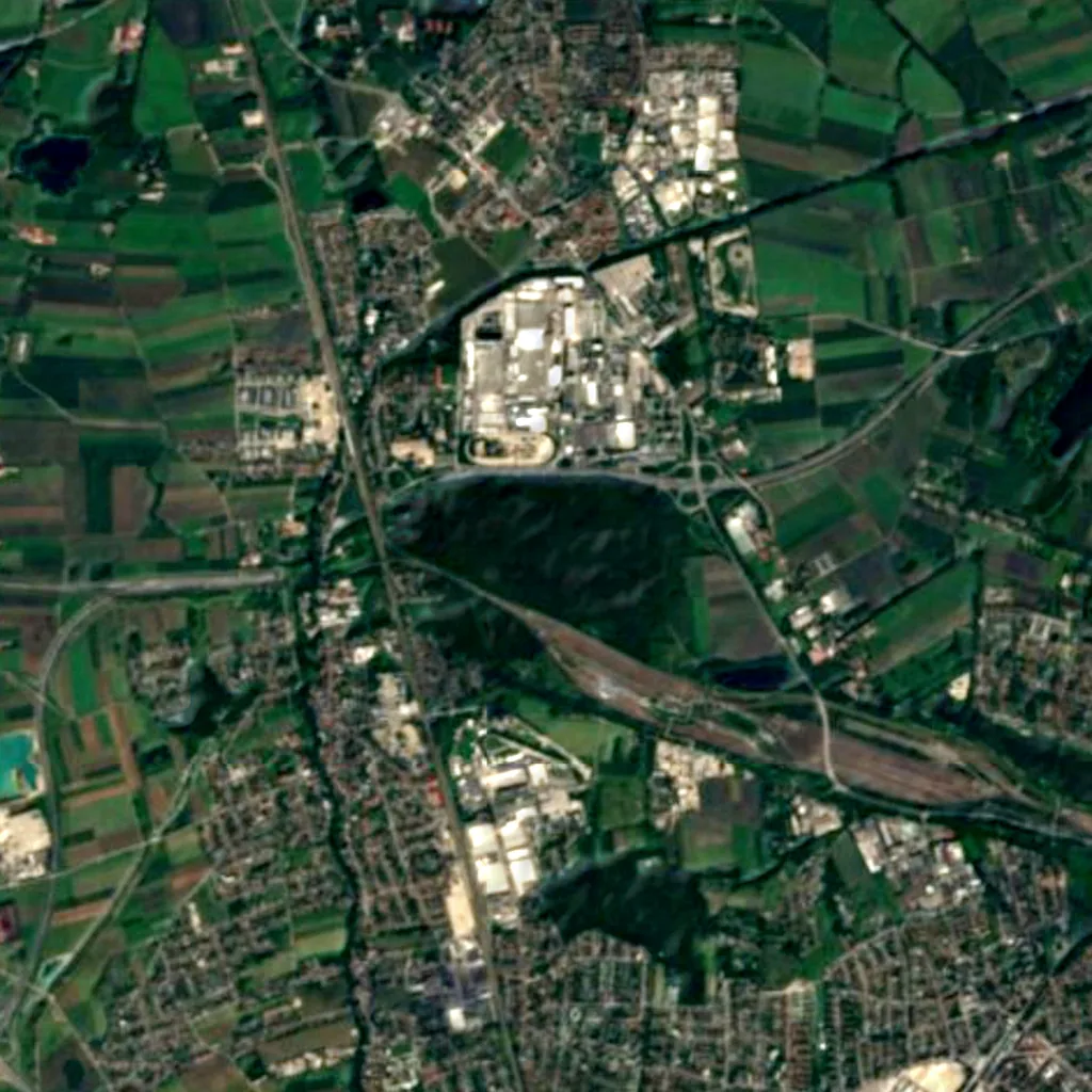Allacher Lohe seen from above (Sentinel-2)