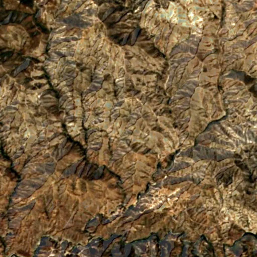 Angeles National Forest seen from above (Sentinel-2)