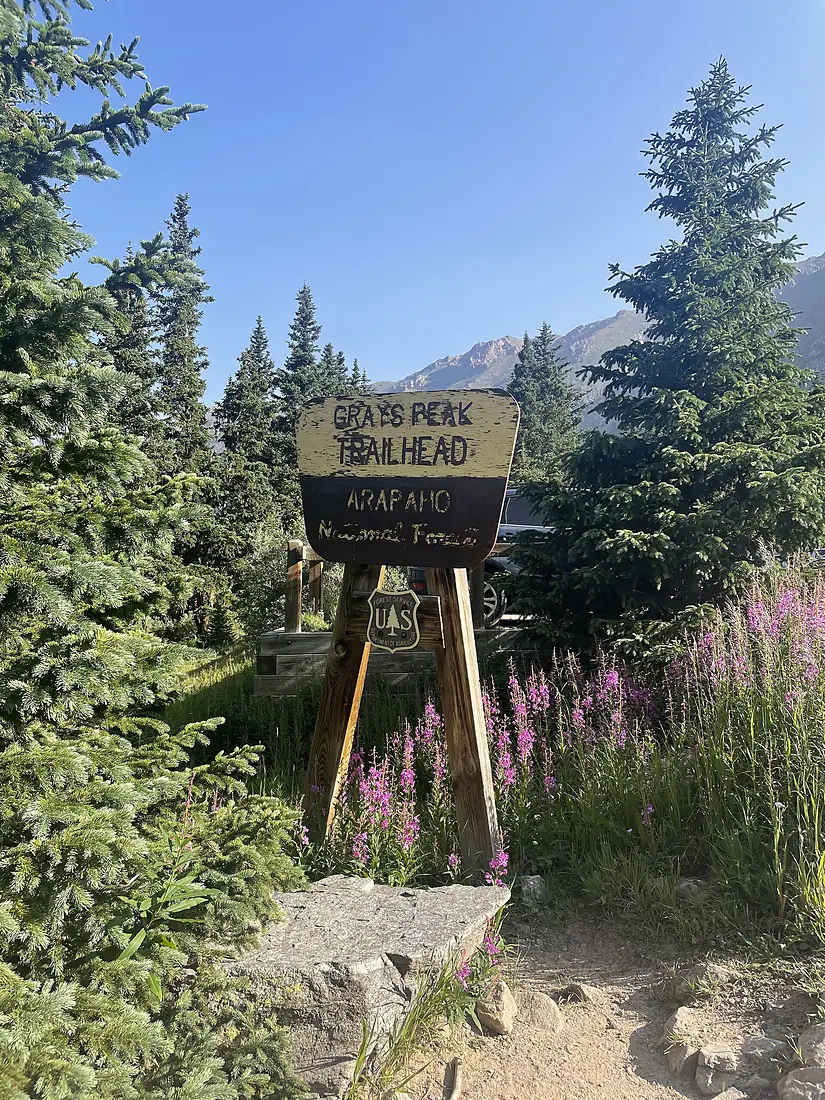 Greys Peak trailhead