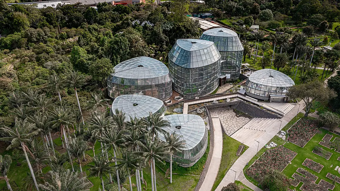 Bogotá, sendero en el Jardín Botánico