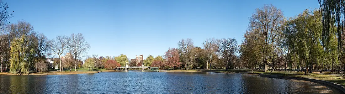 2017 Boston Public Garden Lagoon Bridge from south