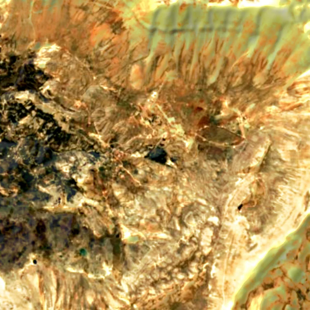 Cedars of God seen from above (Sentinel-2)