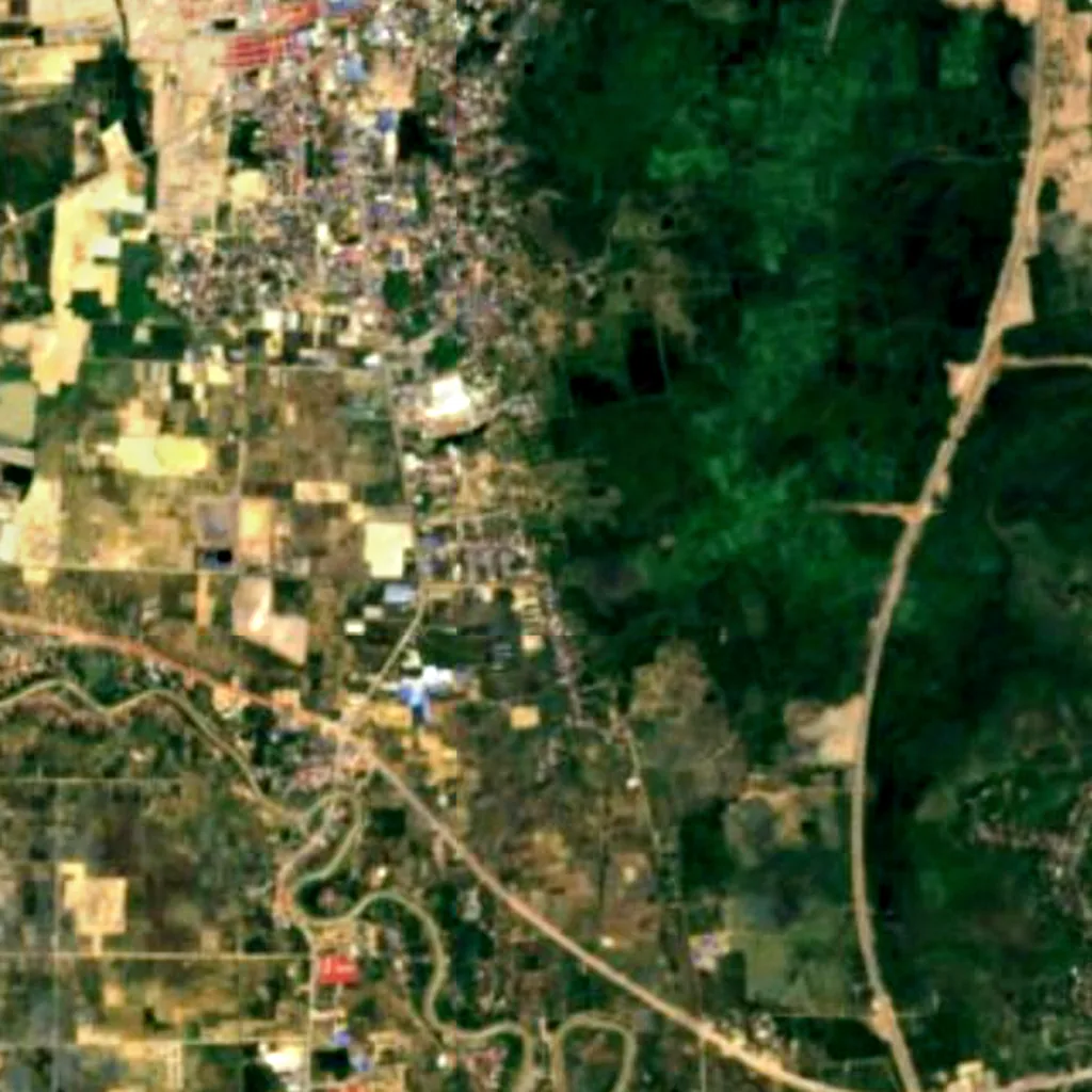 Chankiri Tree seen from above (Sentinel-2)