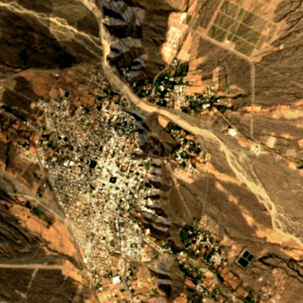 Chirau Mita Botanical Garden seen from above (Sentinel-2)