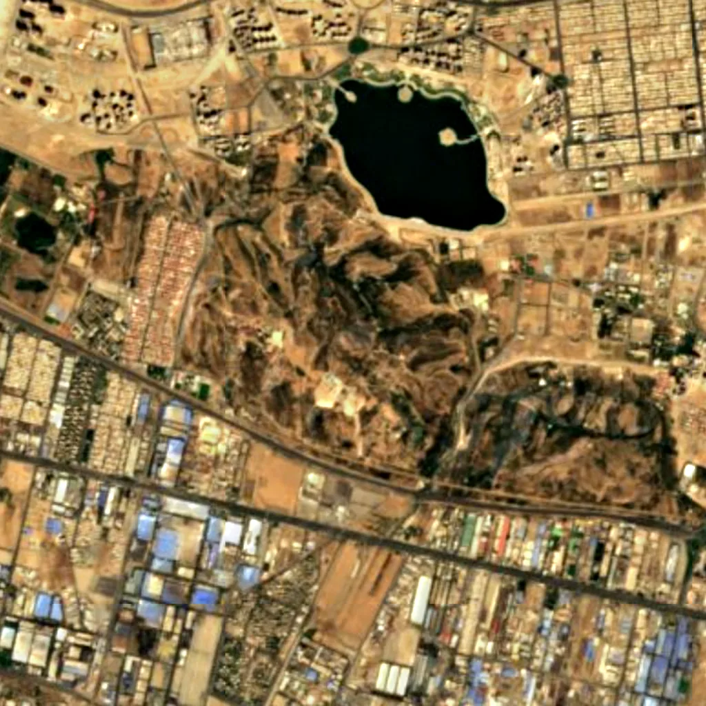 Chitgar Park seen from above (Sentinel-2)