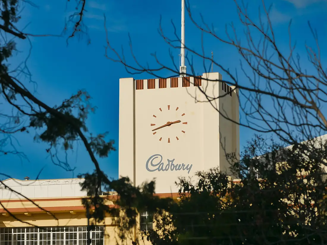 Cadbury factory clock