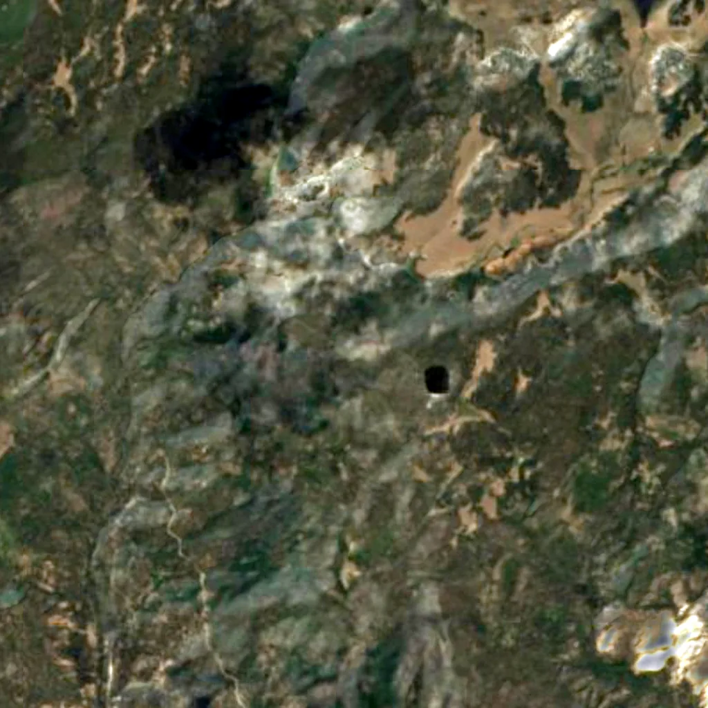 Dixie National Forest seen from above (Sentinel-2)