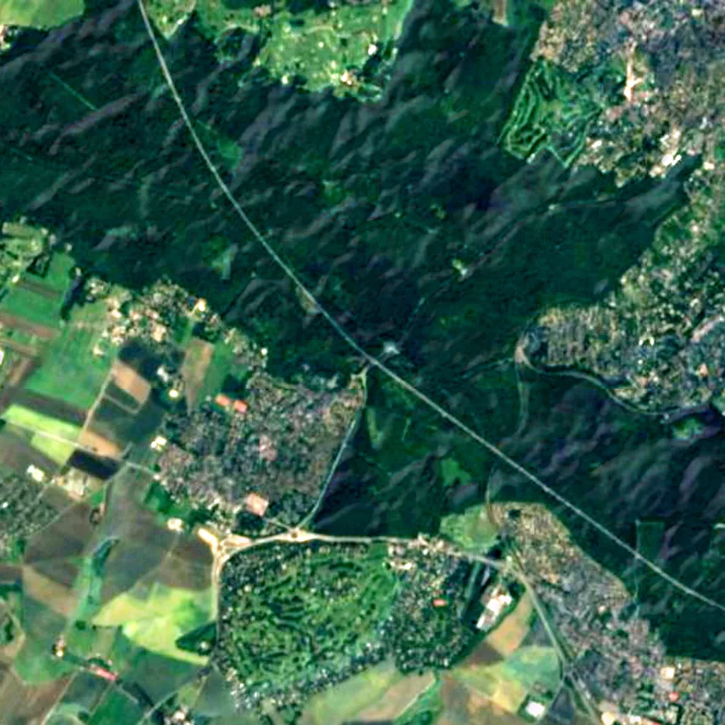 Forêt de Marly seen from above (Sentinel-2)