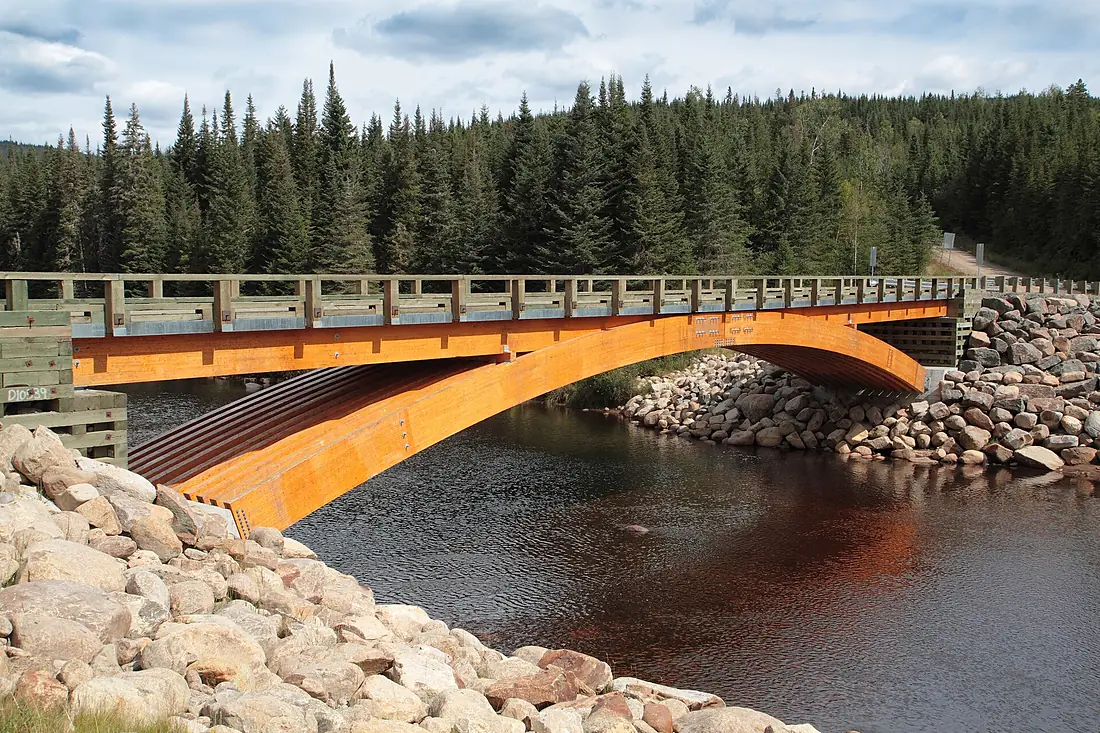 Wood bridge Montmorency