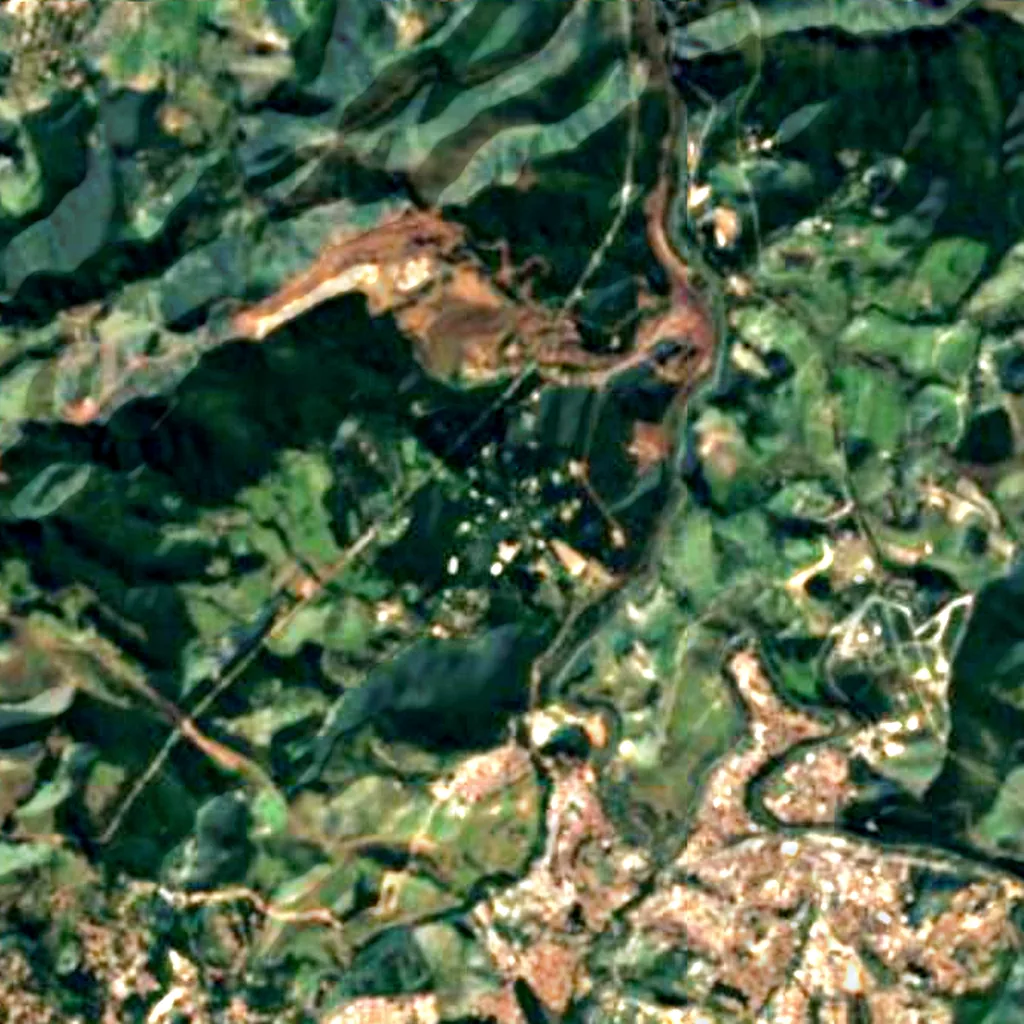 Inhotim seen from above (Sentinel-2)