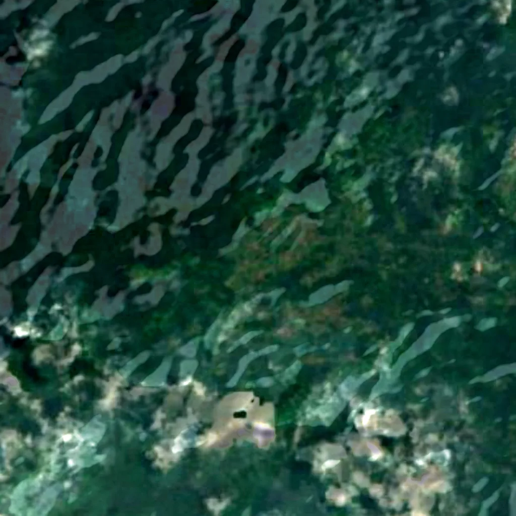 Jardim Botânico do Bom Sucesso seen from above (Sentinel-2)