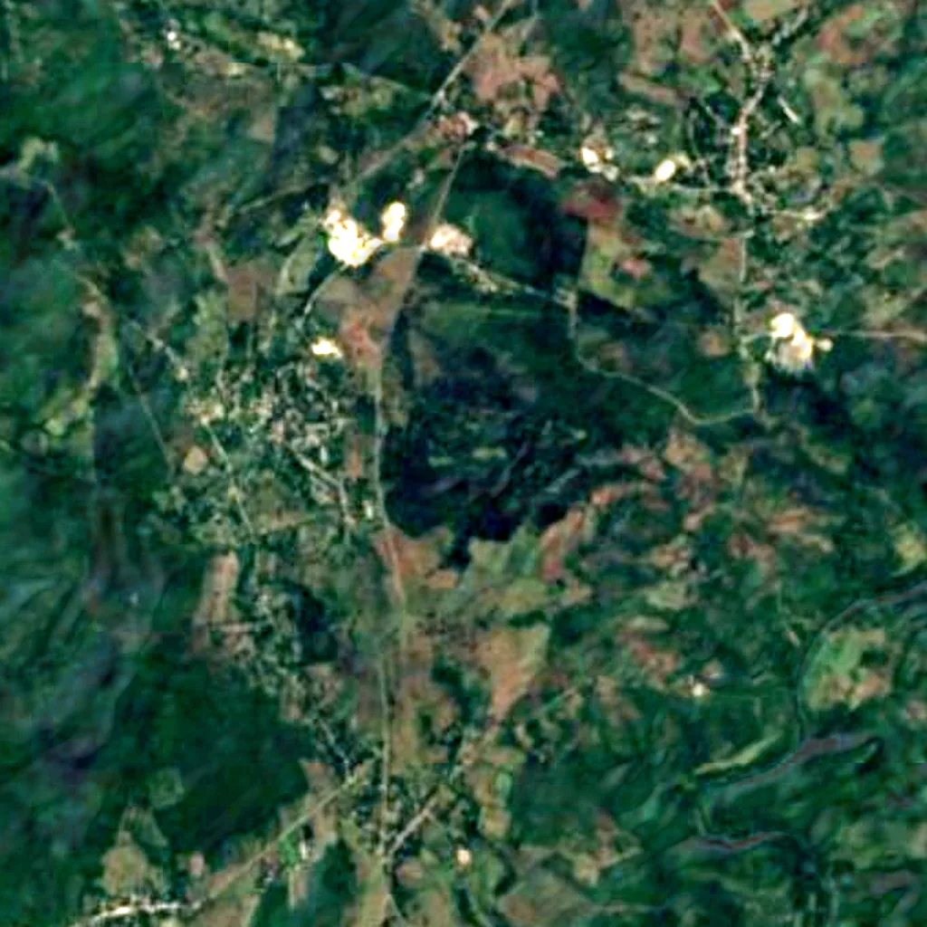 Jardín Botánico de Cienfuegos seen from above (Sentinel-2)