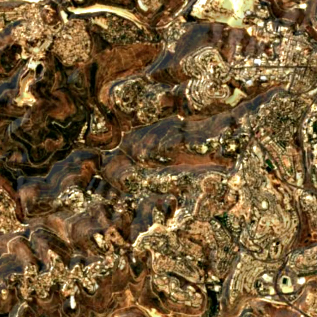 Jerusalem Forest seen from above (Sentinel-2)