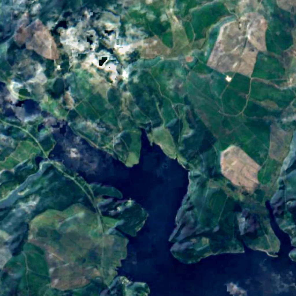 Kielder Forest seen from above (Sentinel-2)