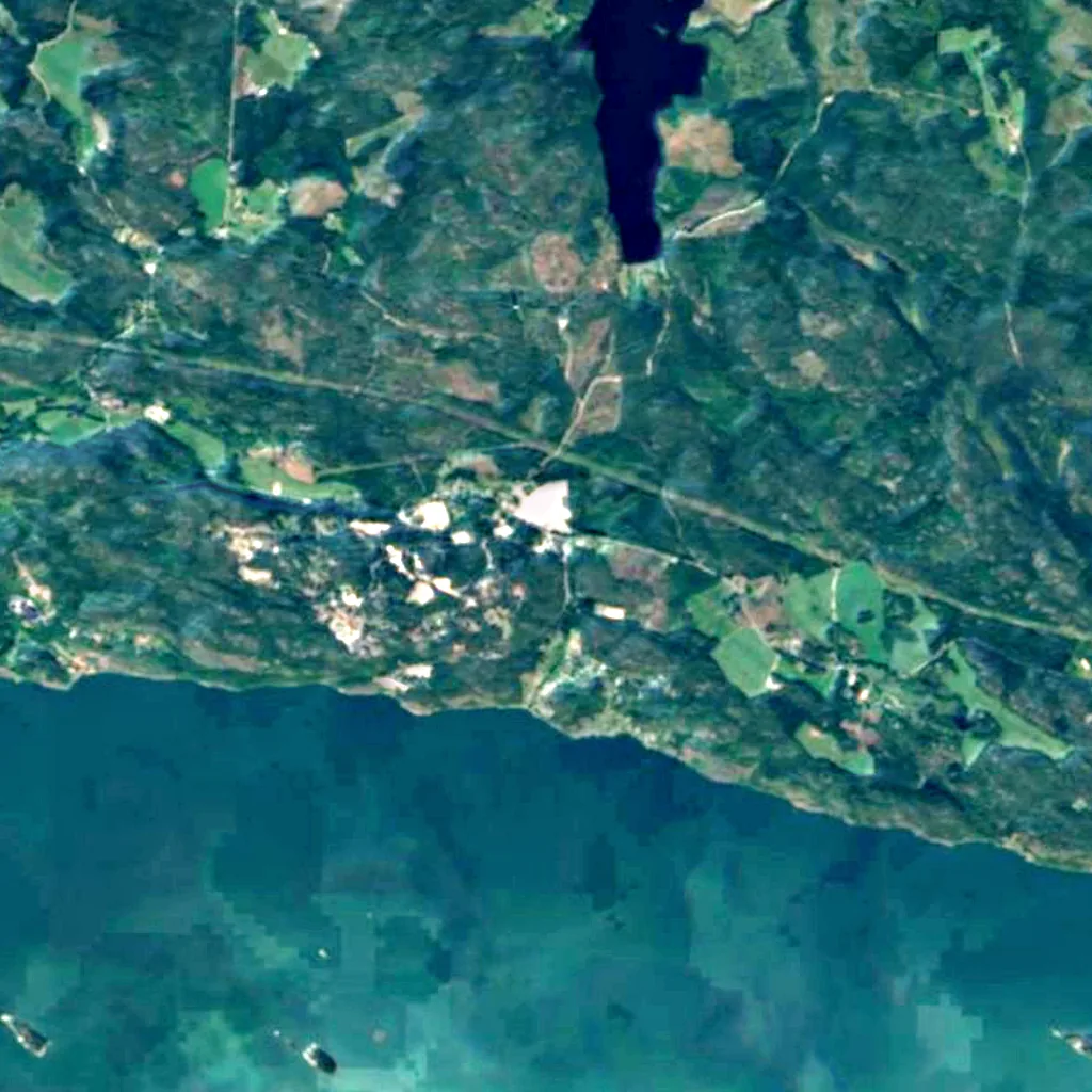 Kolmården seen from above (Sentinel-2)
