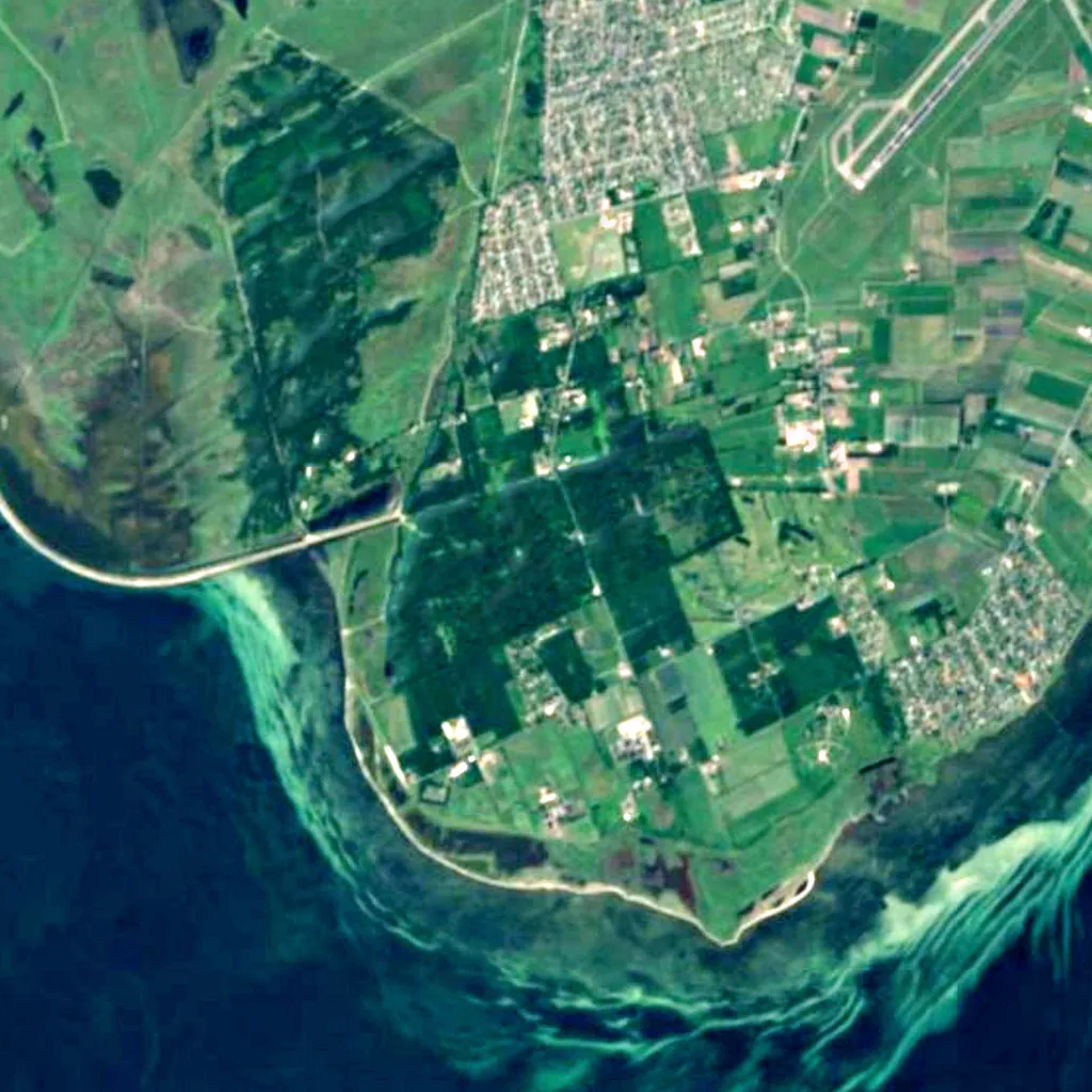 Kongelunden seen from above (Sentinel-2)