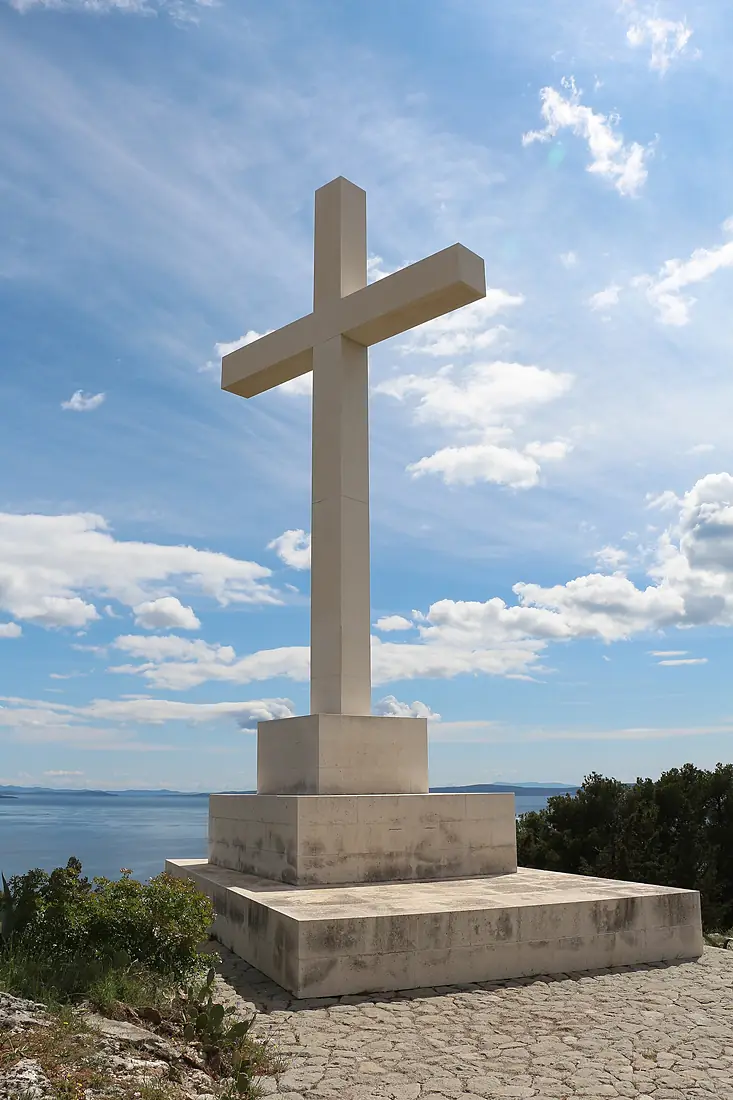 Cross on Marjan hill, Split