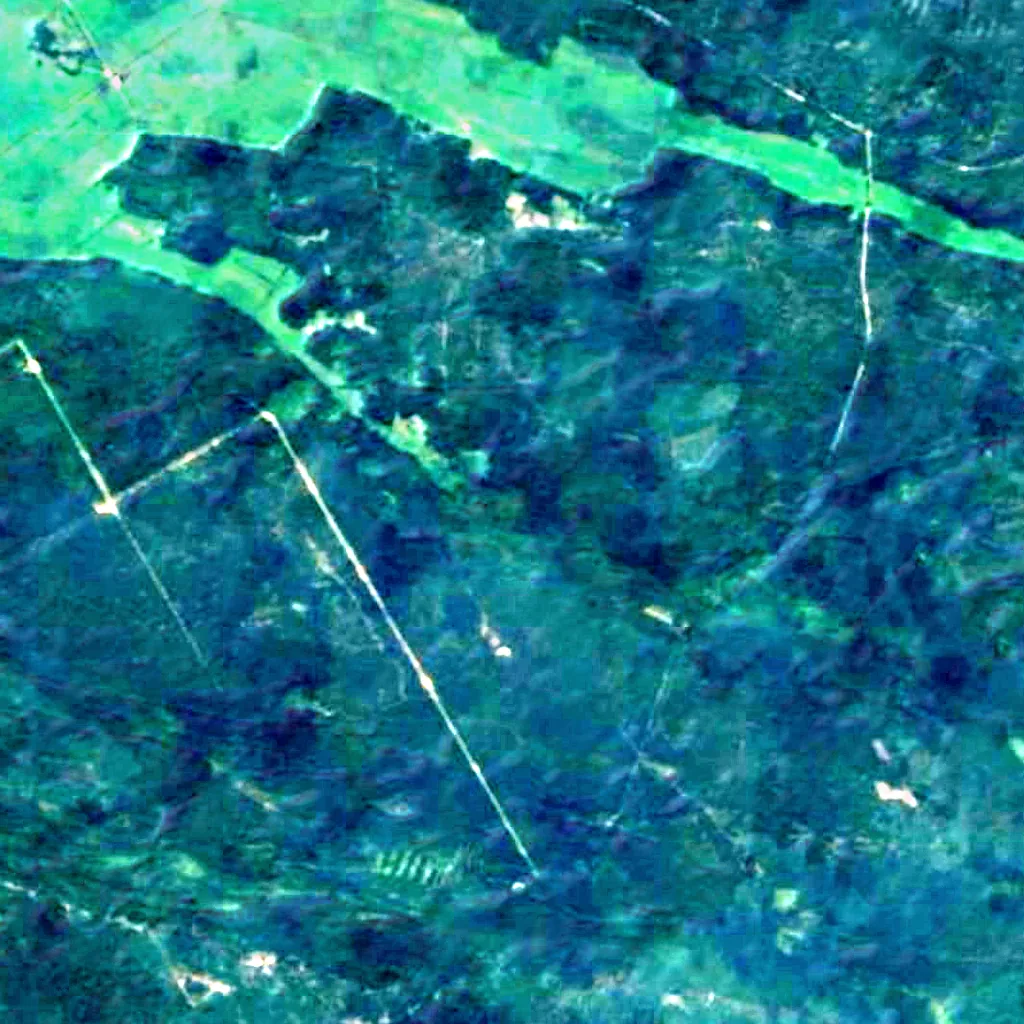 Naliboki forest seen from above (Sentinel-2)