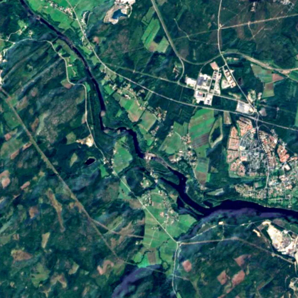 Northern Arboretum seen from above (Sentinel-2)
