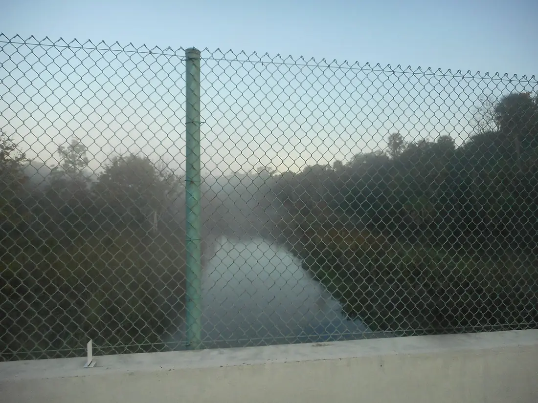 FL SR 19 Bridge; NW Fog over Juniper Creek