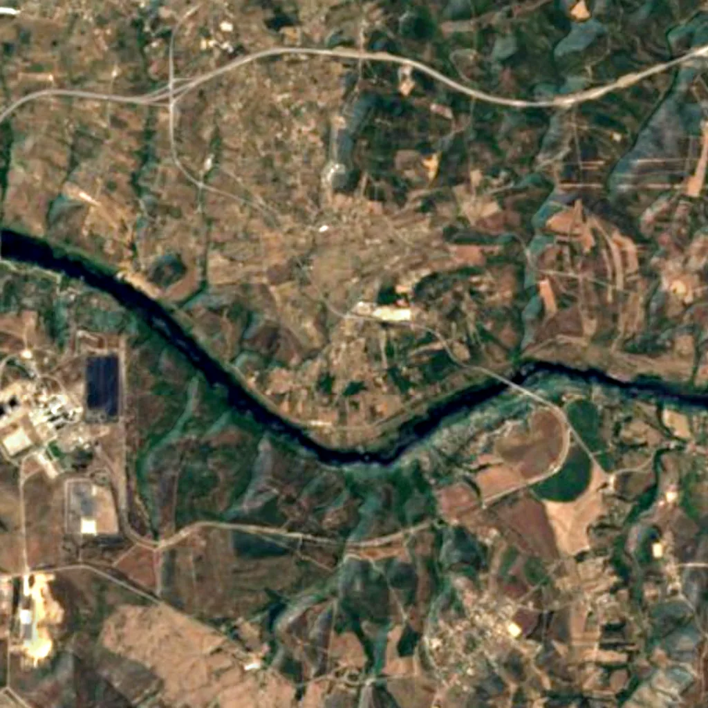 Oliveira do Mouchão seen from above (Sentinel-2)