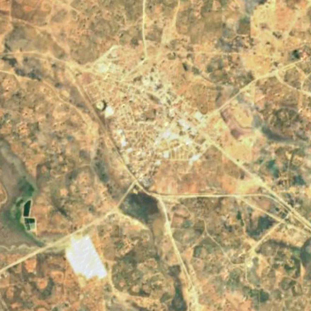 Ombalantu Baobab seen from above (Sentinel-2)