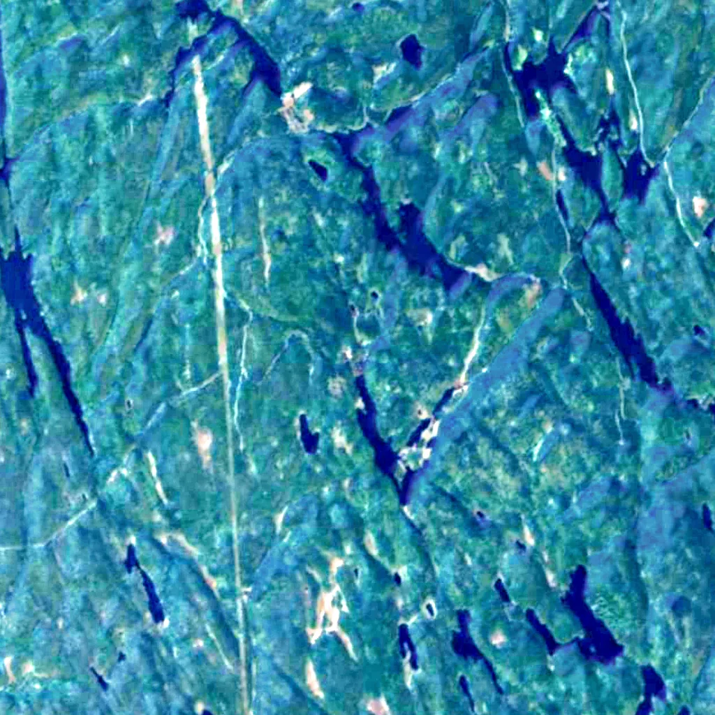 Østmarka seen from above (Sentinel-2)