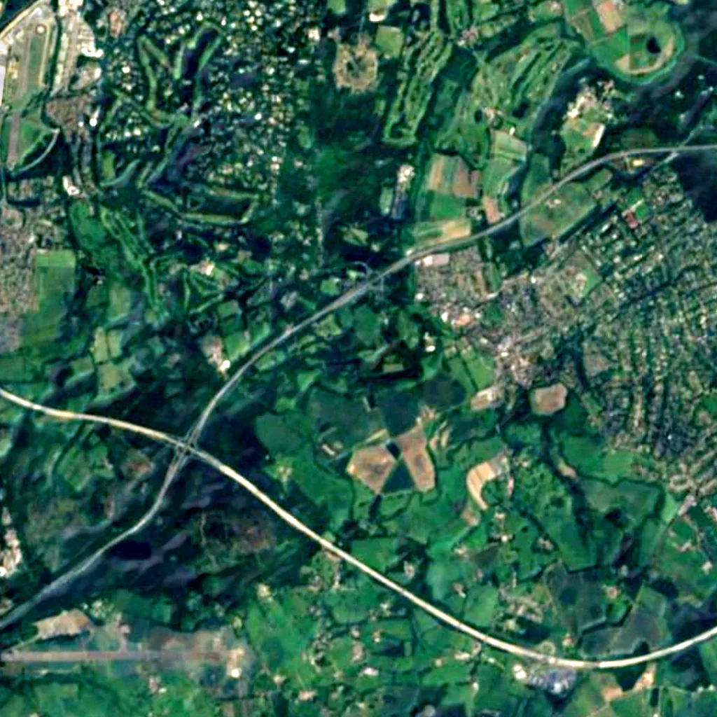 Painshill seen from above (Sentinel-2)