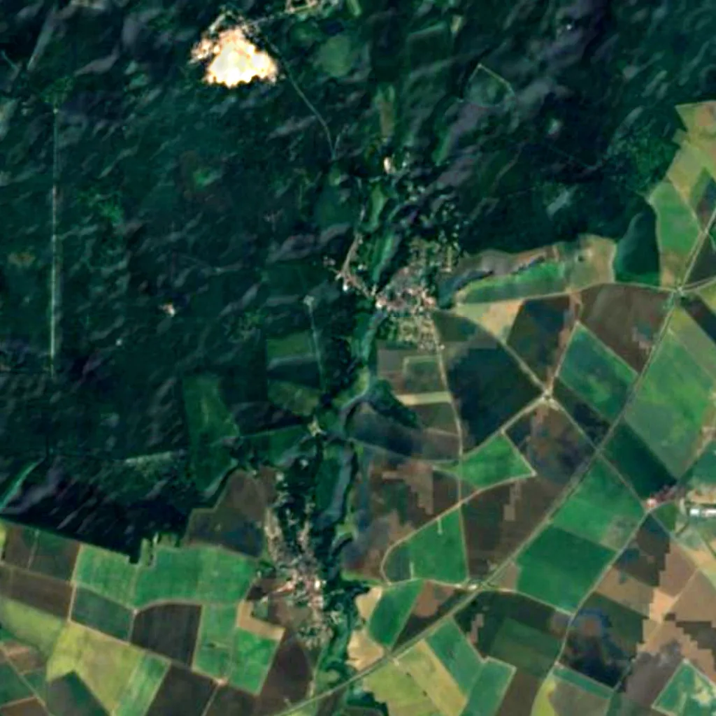 Parc Jean-Jacques Rousseau seen from above (Sentinel-2)