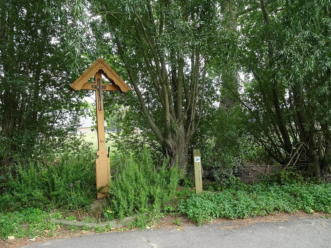 Emplacement de la stèle de Ronald Poulton Palmer Ploegsteert (Belgique)
