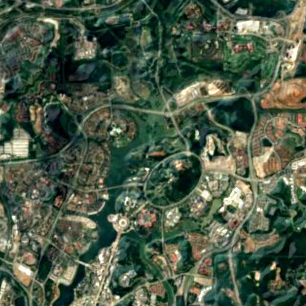 Putrajaya Botanical Garden seen from above (Sentinel-2)