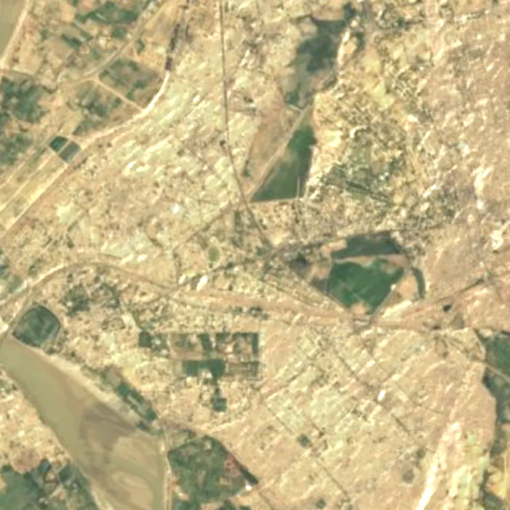 Rani Bagh, Hyderabad seen from above (Sentinel-2)
