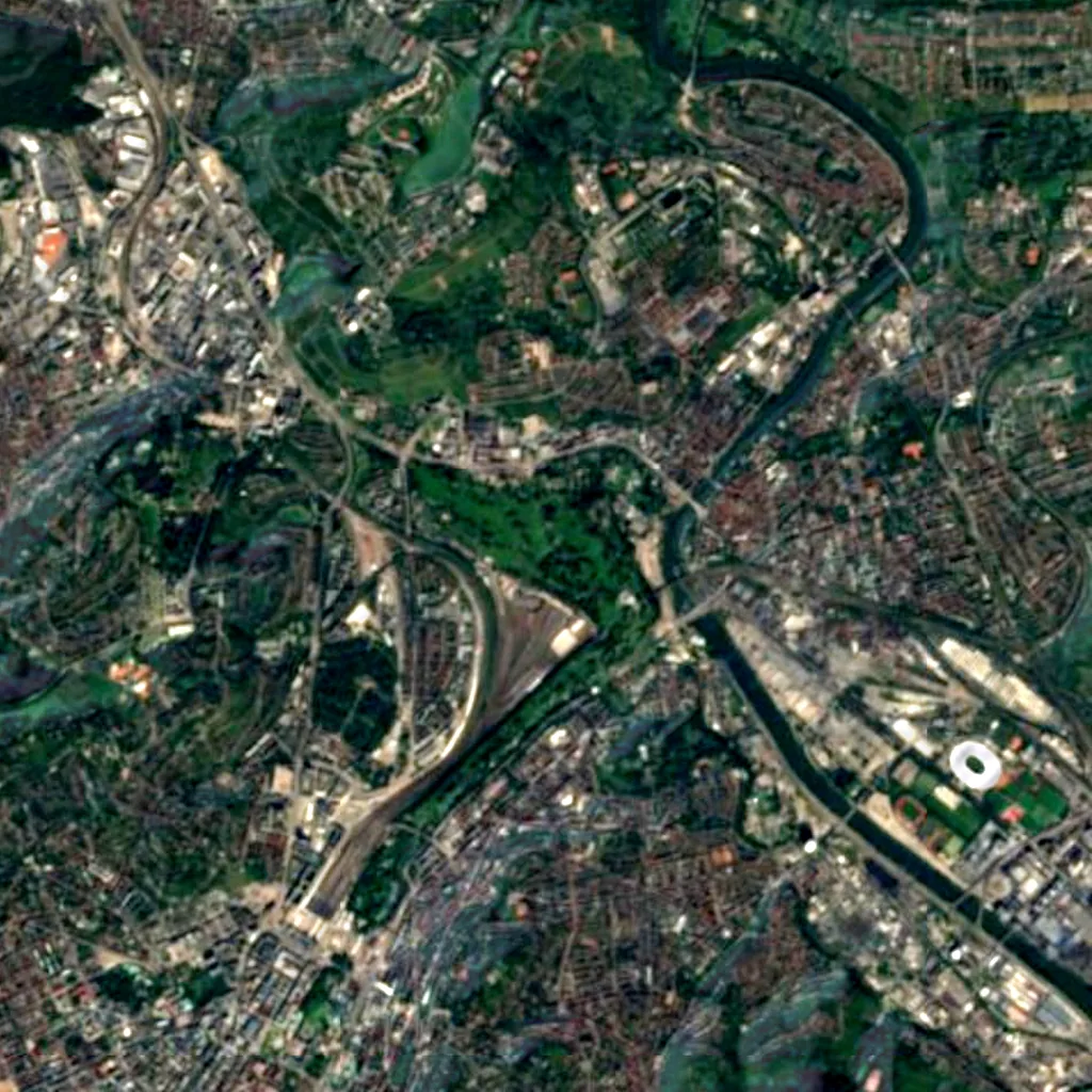 Rosenstein Park seen from above (Sentinel-2)