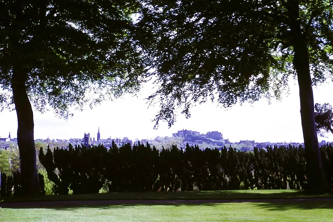 Edinburgh from the Royal Botanic Garden