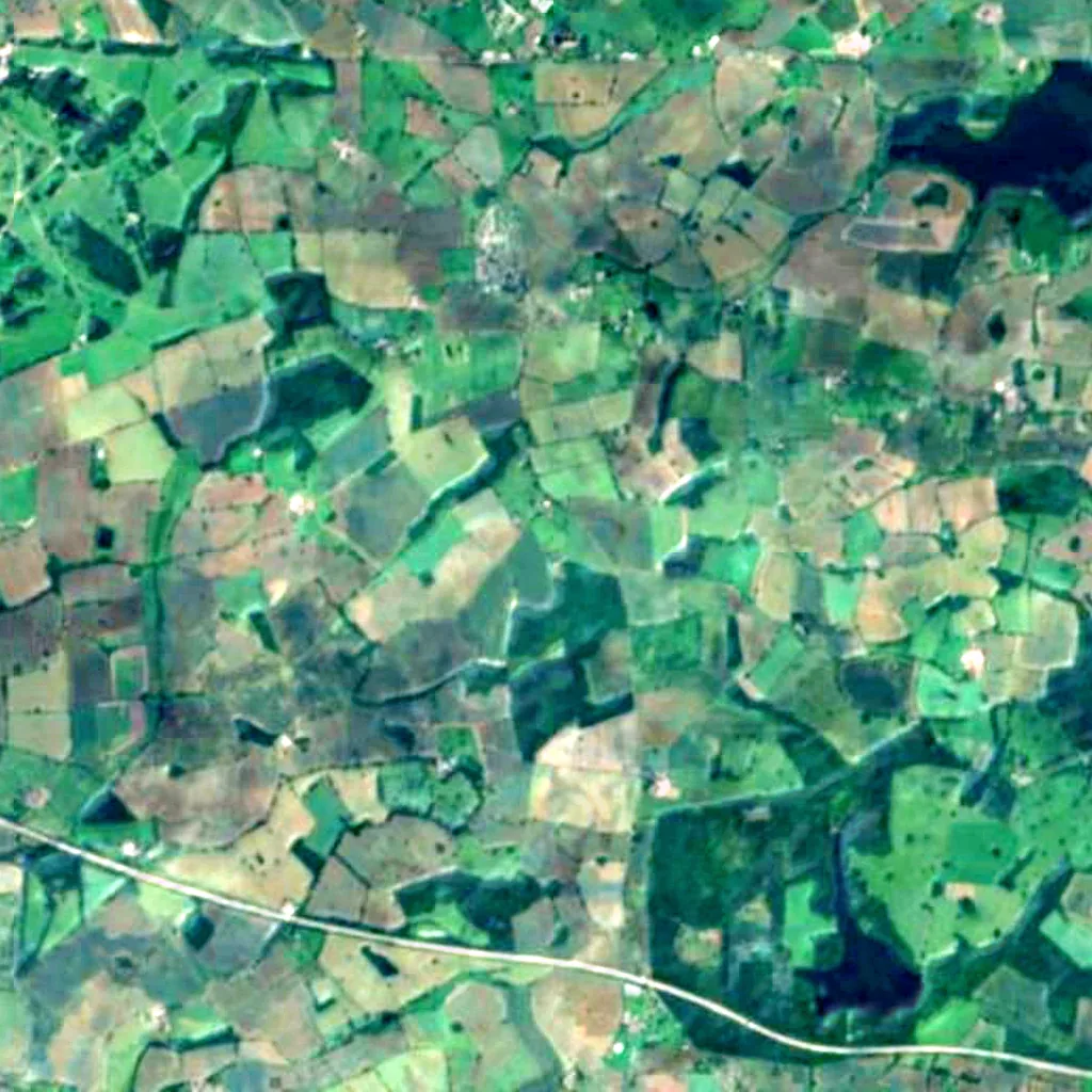 Royal Oak seen from above (Sentinel-2)