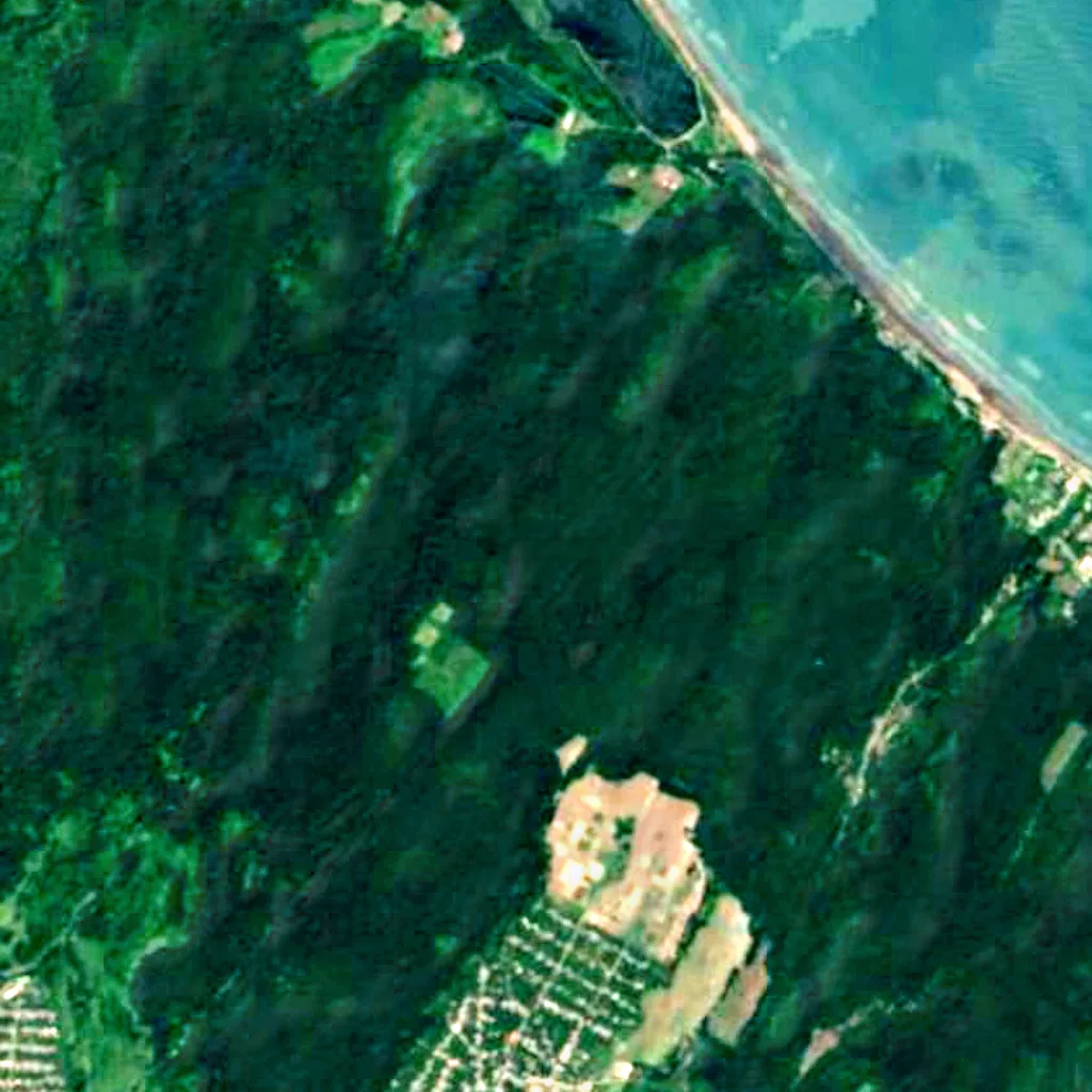 Samursky Nature Park seen from above (Sentinel-2)