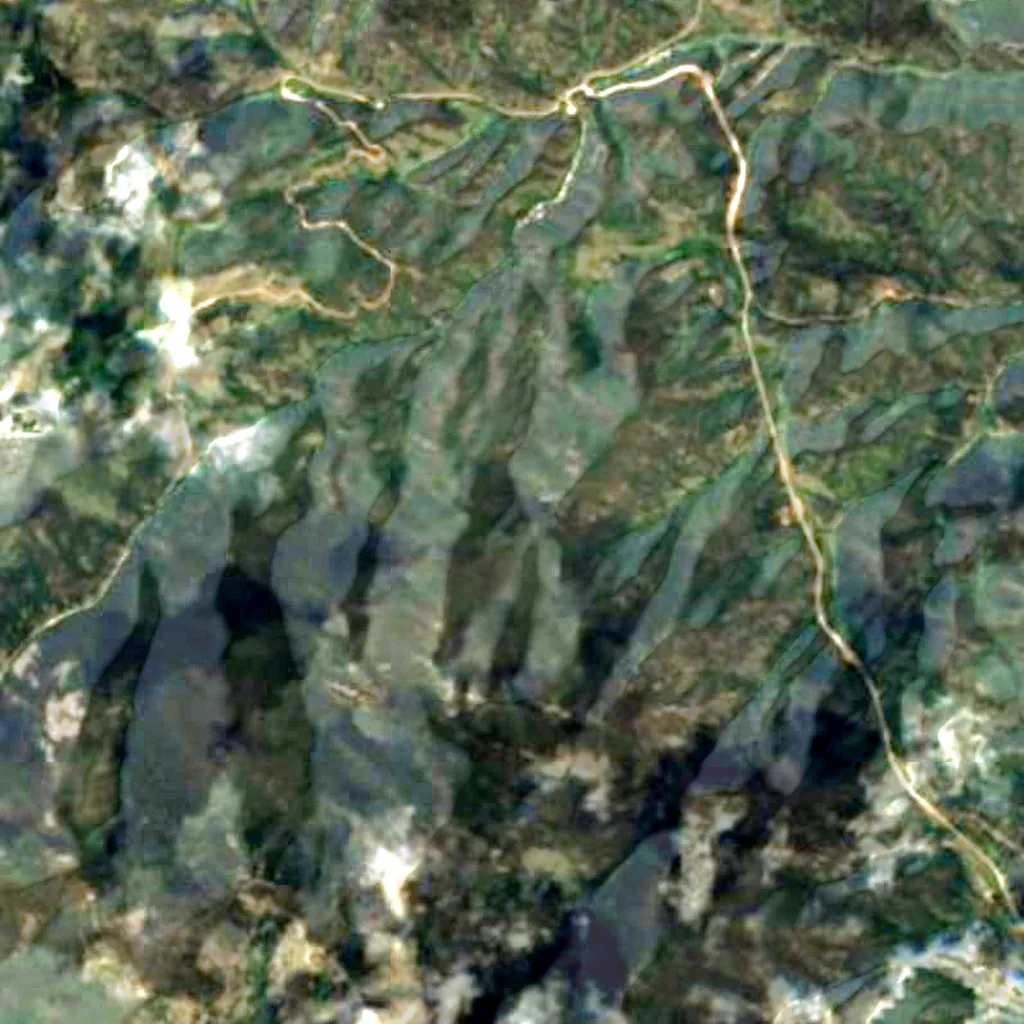 San Isabel National Forest seen from above (Sentinel-2)