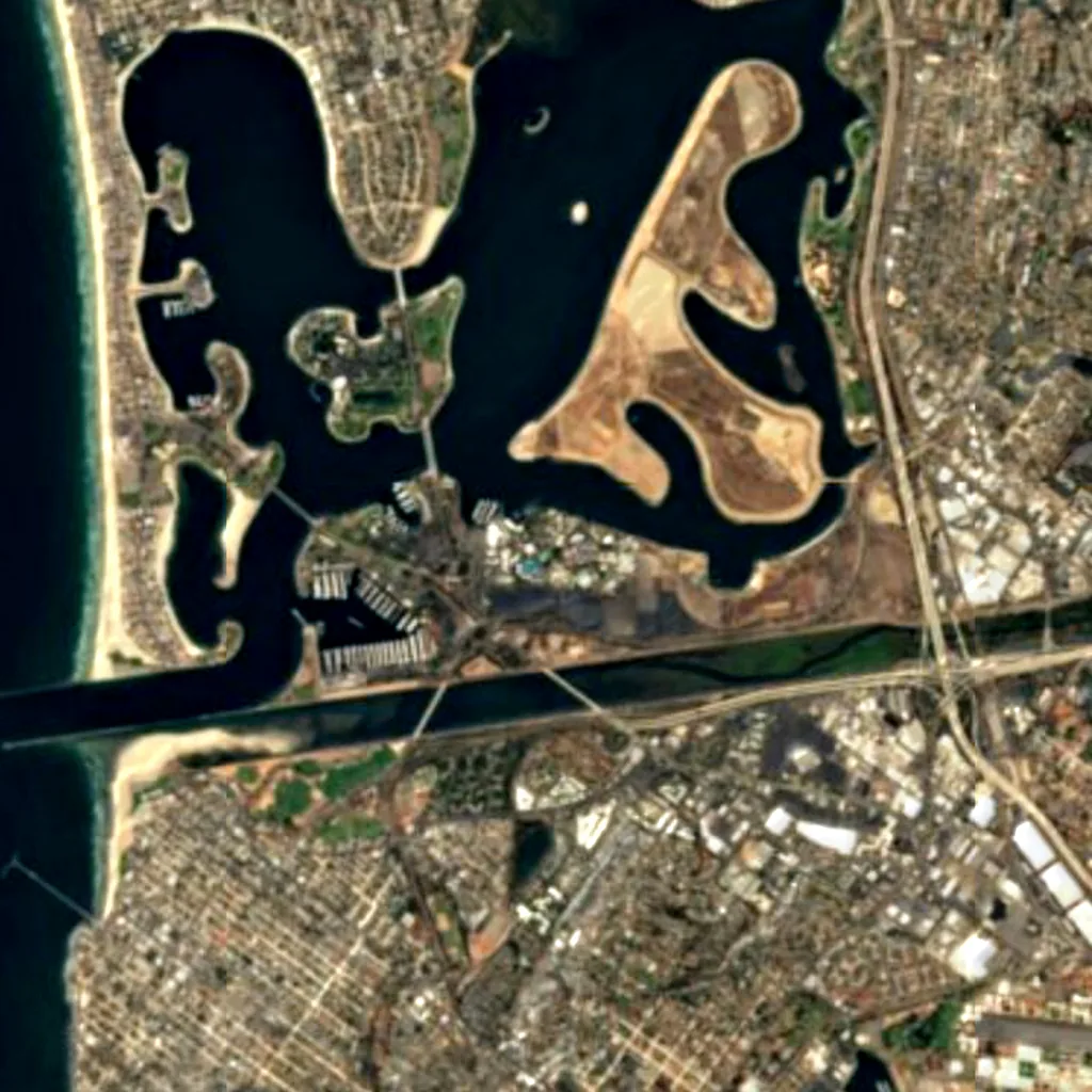 SeaWorld San Diego seen from above (Sentinel-2)