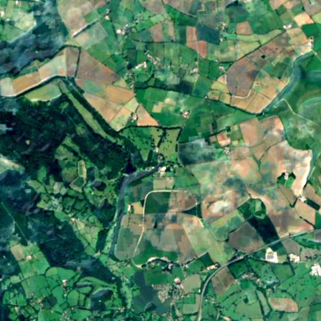 Stourhead seen from above (Sentinel-2)