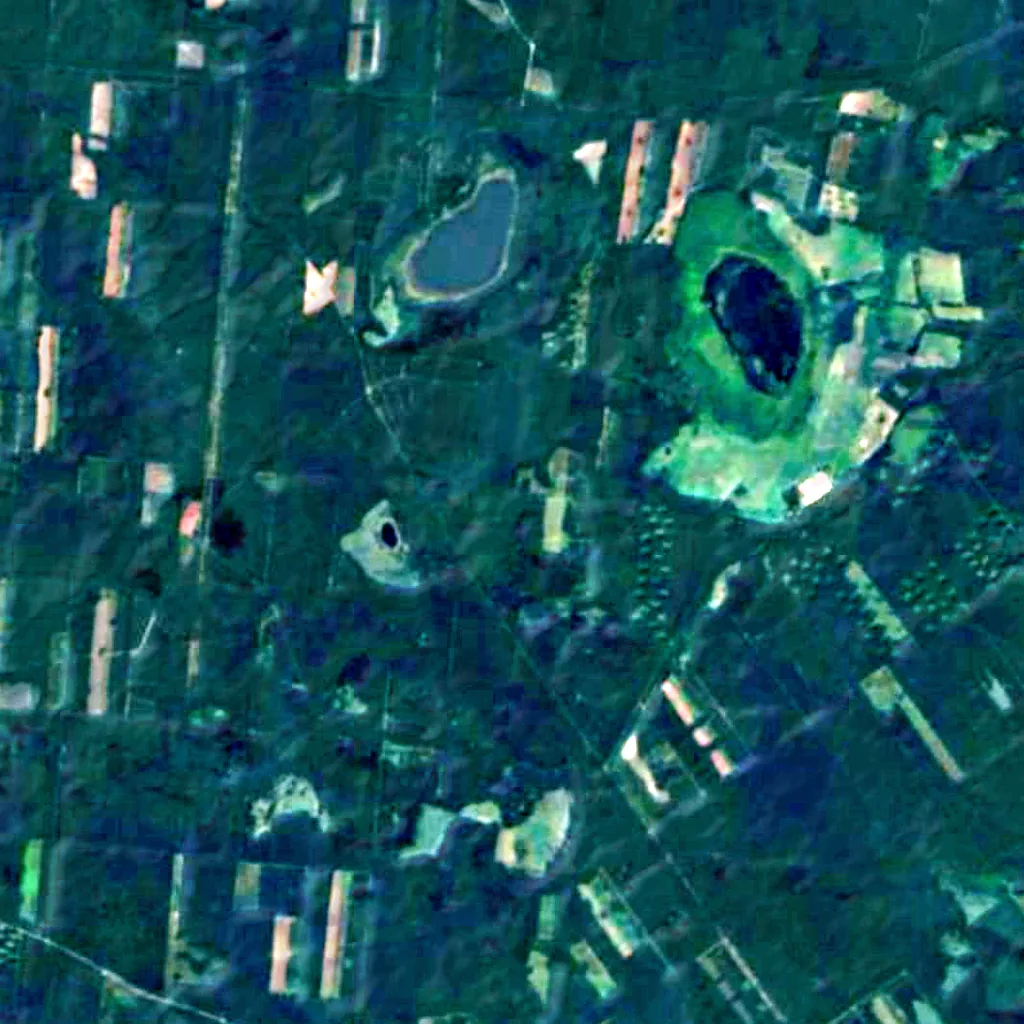 Ueckermünde Heath seen from above (Sentinel-2)