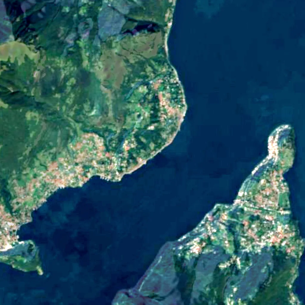 Villa Carlotta seen from above (Sentinel-2)