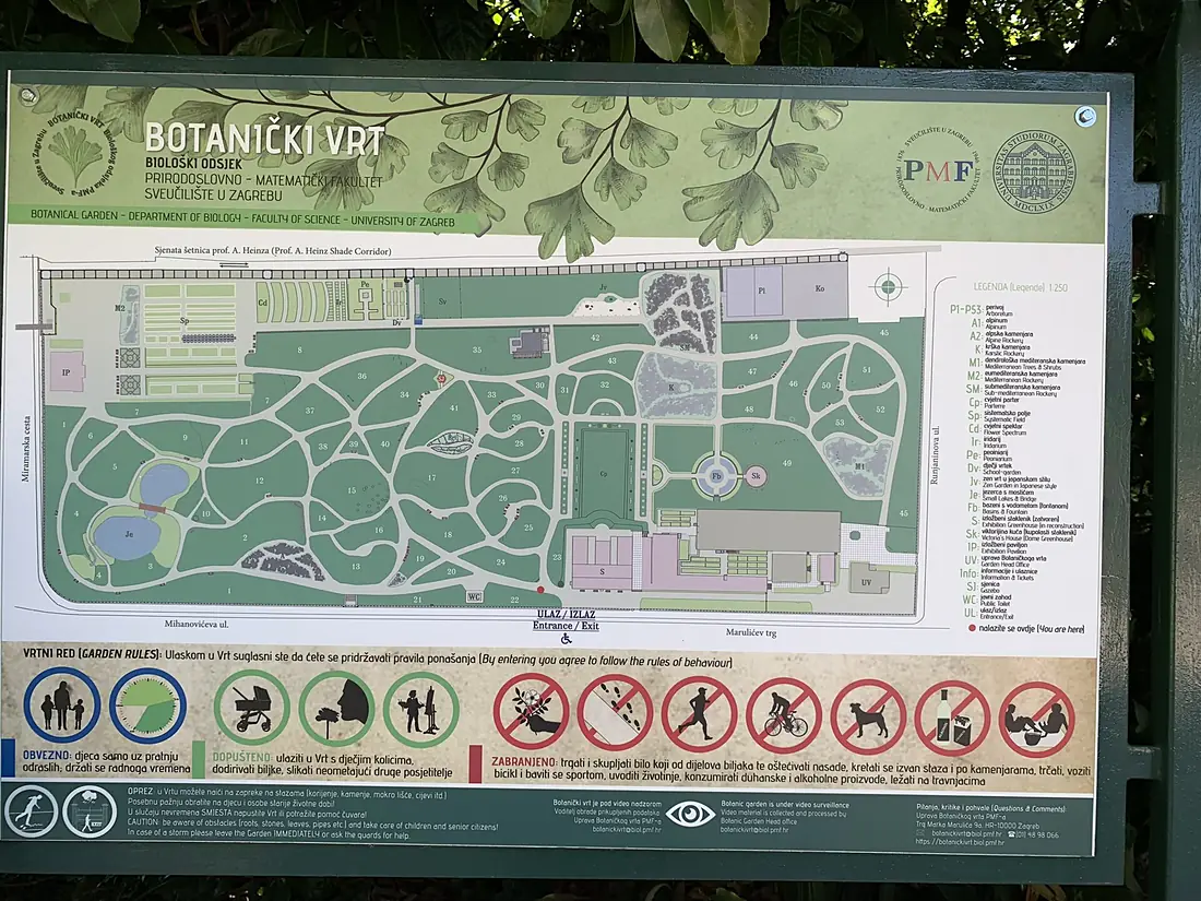 Botanical garden in Zagreb 05